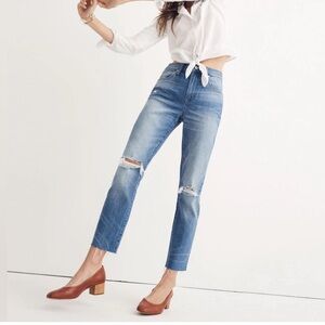 Madewell High-Rise Slim Crop Boyjean
Size 27P